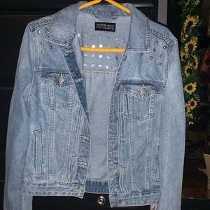cotton on studded denim jacket
